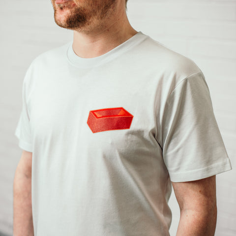 Red Brick White T-shirt - 2