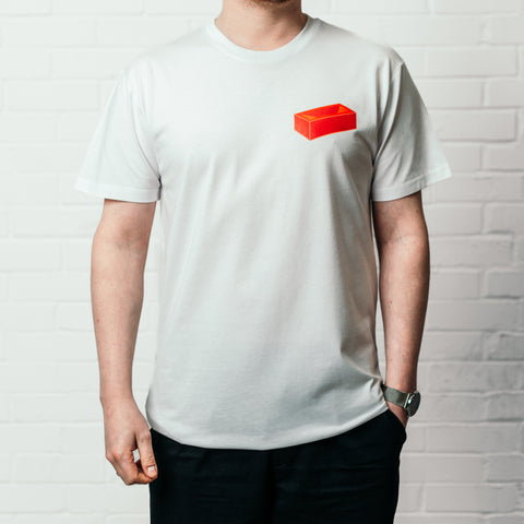 Red Brick White T-shirt