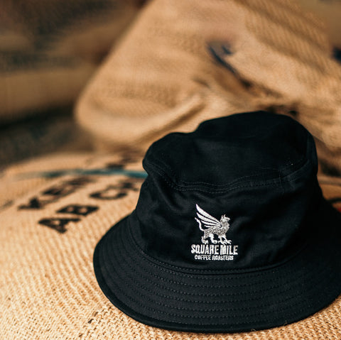 Griffin Embroidered Bucket Hat - Black